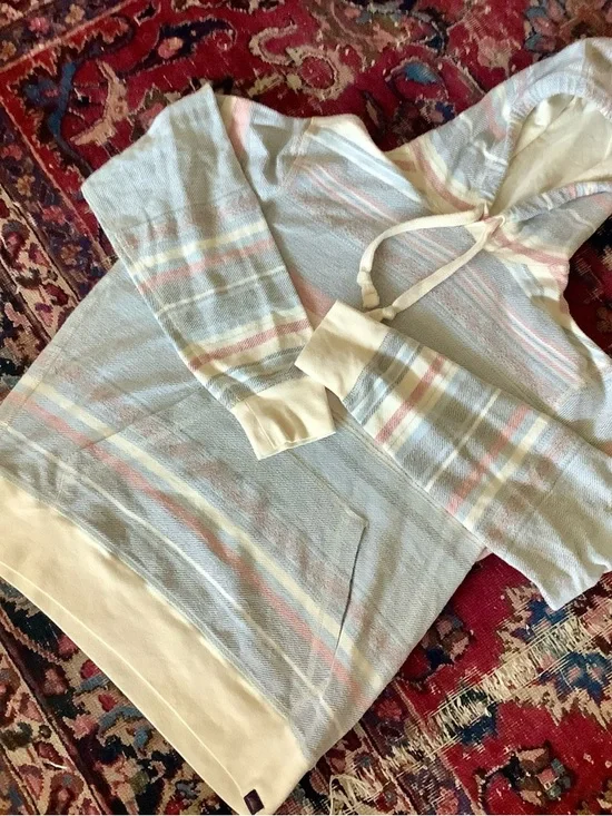 Faherty Byron Bay Aztec Organic Cotton Hoodie Sz MED EUC - Picture 3 of 7